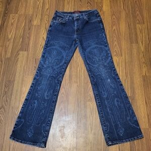 Lois Bianca 2115 Made in Canada Bootcut Jeans Size 30 Y2K Vintage Denim B51